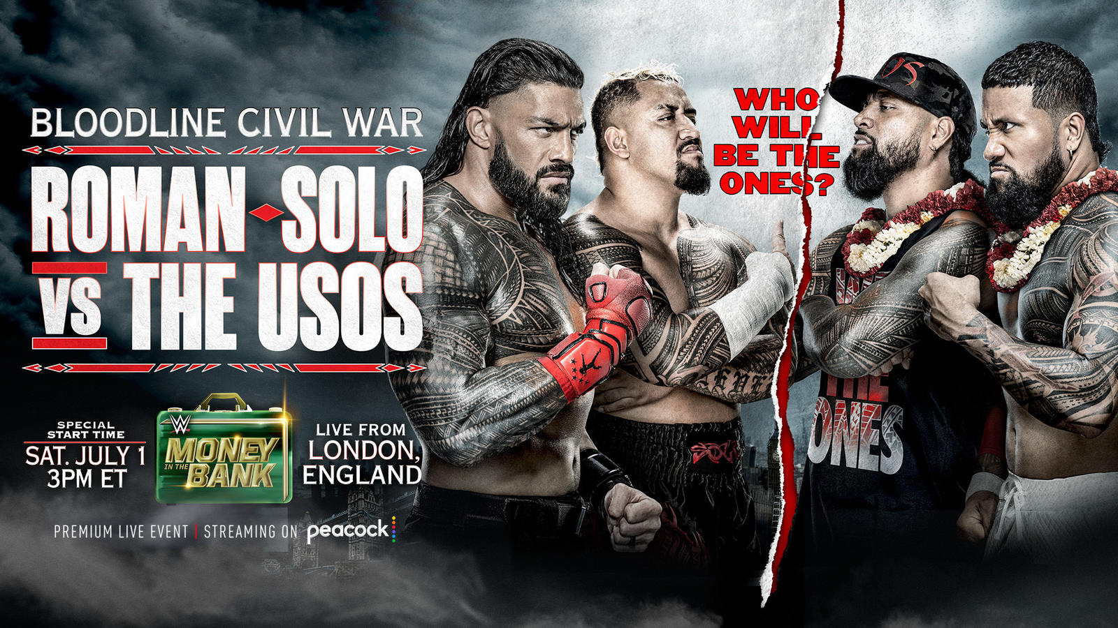 The Bloodline Civil War is the highlight for this week's Pro Wrestling Scheule