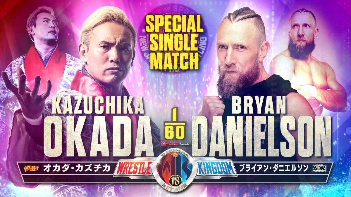 Okada v Danielson is the highlight of the Wrestling Schedule
